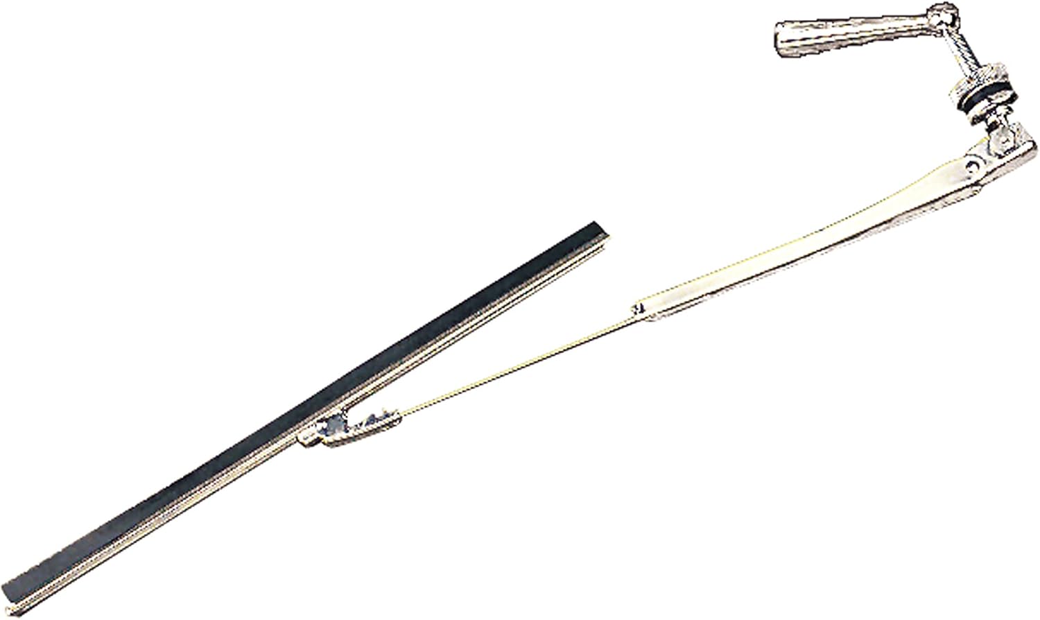Sea-Dog Manual Windshield Wiper - Machined Brass Chrome Plated