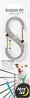 Nite Ize SlideLock Pet S-Biner, Stainless Steel Locking Carabiner for Leash and Gear