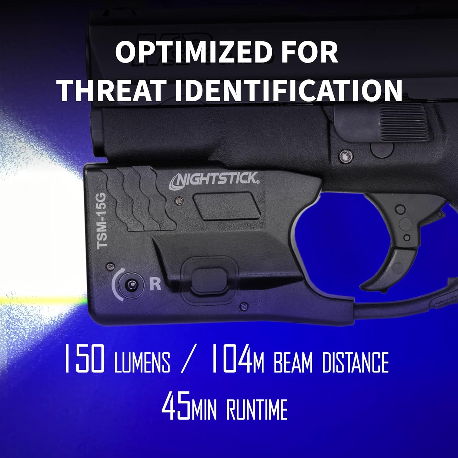 Nightstick TSM-15G 150-Lumen Rechargeable Tactical Light withGreen Laser