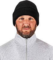 ERGODYNE N-Ferno 6811 Zippered Rib Knit Beanie