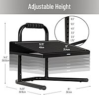MIND READER Adjustable Ergonomic Foot Rest