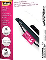 FELLOWES Hot Laminating Pouches for ID Cards