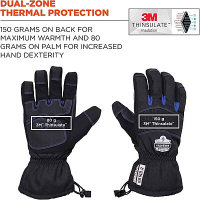 Ergodyne ProFlex 819WP Extreme Thermal Waterproof Winter Work Gloves