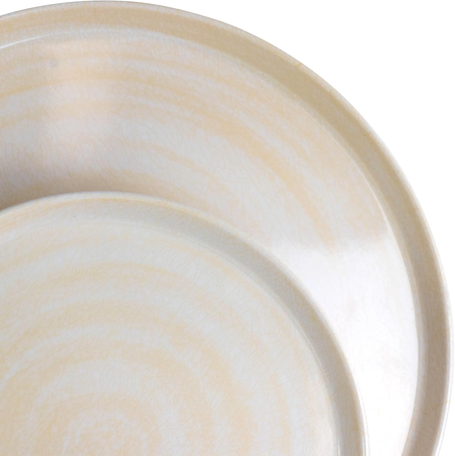 Elama 12-Piece Lightweight Melamine Dinnerware Set