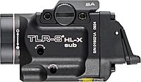 Streamlight 69469 TLR-8 HL-X sub USB 1000-Lumen Weapon Rail-Mounted Rechargeable Tactical Flashlight with Integrated Red
