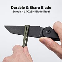 CIVIVI Pragma Prime Pocket Knife for EDC, 3.49" Wharncliffe Blade, Aluminum Handle, Reversible Clip