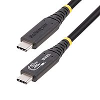 StarTech.com 1m (3.3ft) USB4 Cable, USB-IF Certified, 40Gbps, 240W PD 3.1 EPR, 8K60Hz, Thunderbolt Compatible