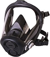 Honeywell North RU6500 Series Niosh-Approved Full Facepiece Silicone Respirator, Medium (RU65001M) 1 Count (Pack of 1)