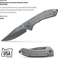 Benchmade - Narrows 748 EDC Knife with Gray Titanium Handle (748)