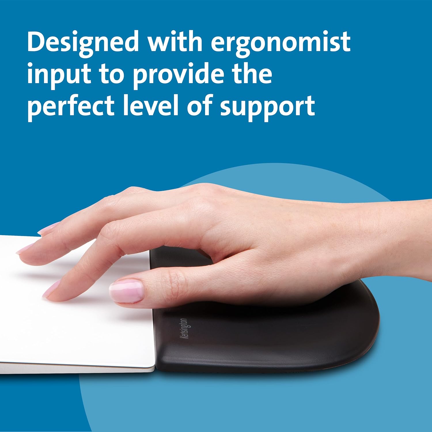KENSINGTON ErgoSoft Gel Wrist Rest for Keyboard & Mouse