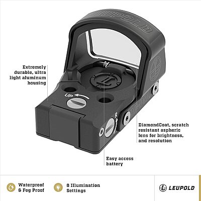 Leupold DeltaPoint Pro Reflex Sight 2.5 MOA Dot