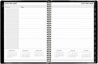 Office Depot Brand Weekly Monthly Planner, 8" x 11", Black, January 2026 to December 2026, OD71080026