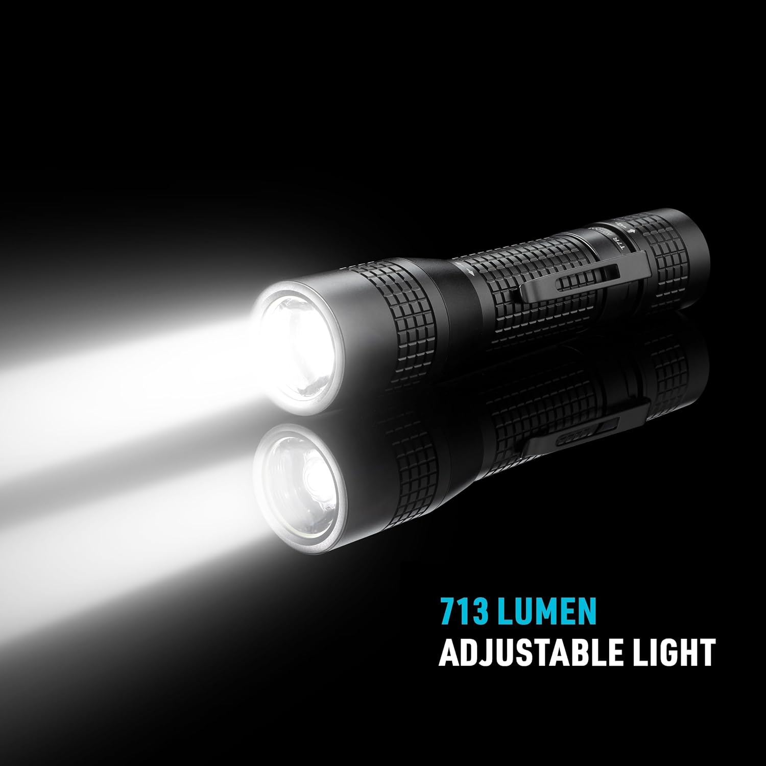 Nite Ize INOVA T7R PowerSwitch Rechargeable Focusing Flashlight - Tactical PowerSwitch LED Flashlight for First Responders