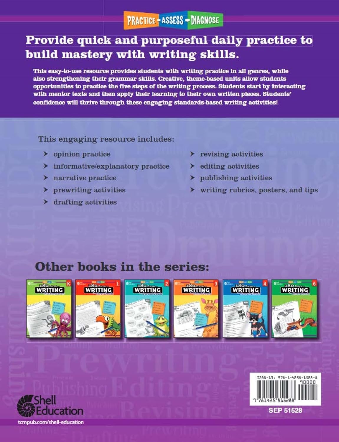 180 Days of Writing for Fifth Grade - An Easy-to-Use Fifth Grade Writing Workbook to Practice and Improve Writing Skills