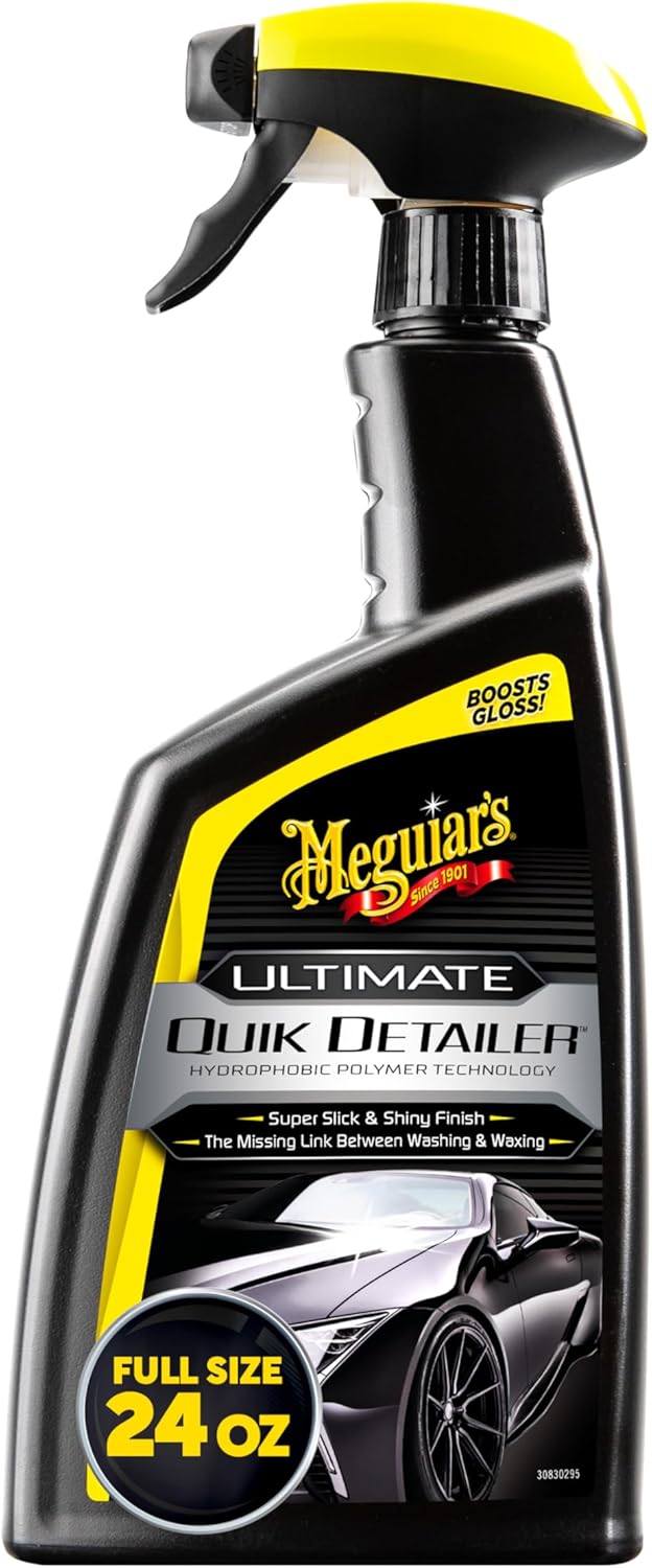 Meguiar's Ultimate Quik Detailer - 24 Oz Spray Bottle Detailer 24 Fl Oz (Pack of 1)
