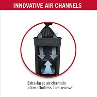 Suncast Commercial 23-Gallon Slim Narrow Trash and Recycling Bin