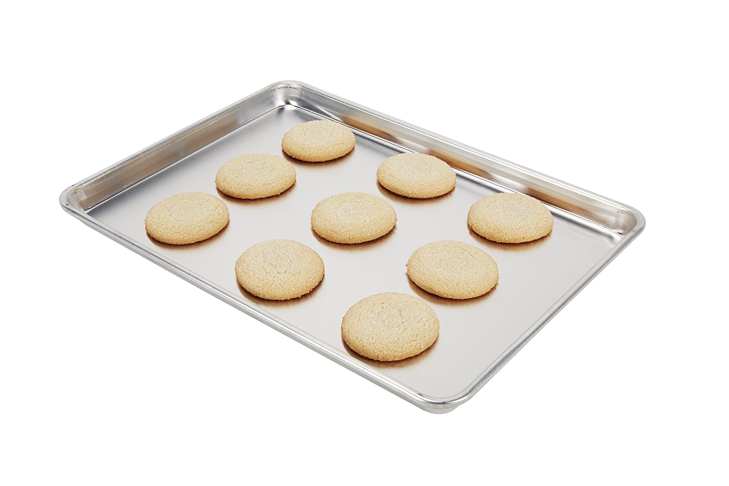 Vollrath 5303 Wear-Ever Half-Size Sheet Pan, 18" x 13", Closed-Bead, Aluminum