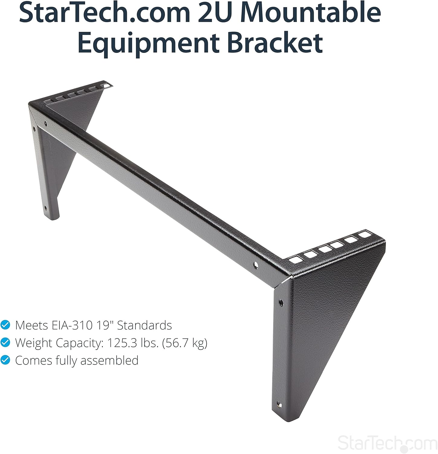 StarTech.com 19in Steel Vertical Wall Mount Rack Bracket