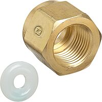 Western Enterprises#6-CO-2P, Plastic Grip Nut CGA-320