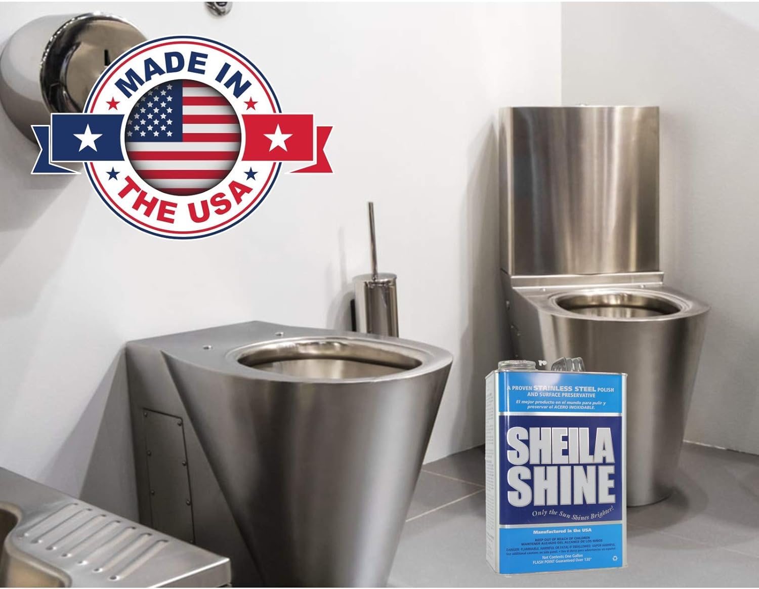 SHEILA SHINE Low VOC Stainless Steel Cleaner and Polish
