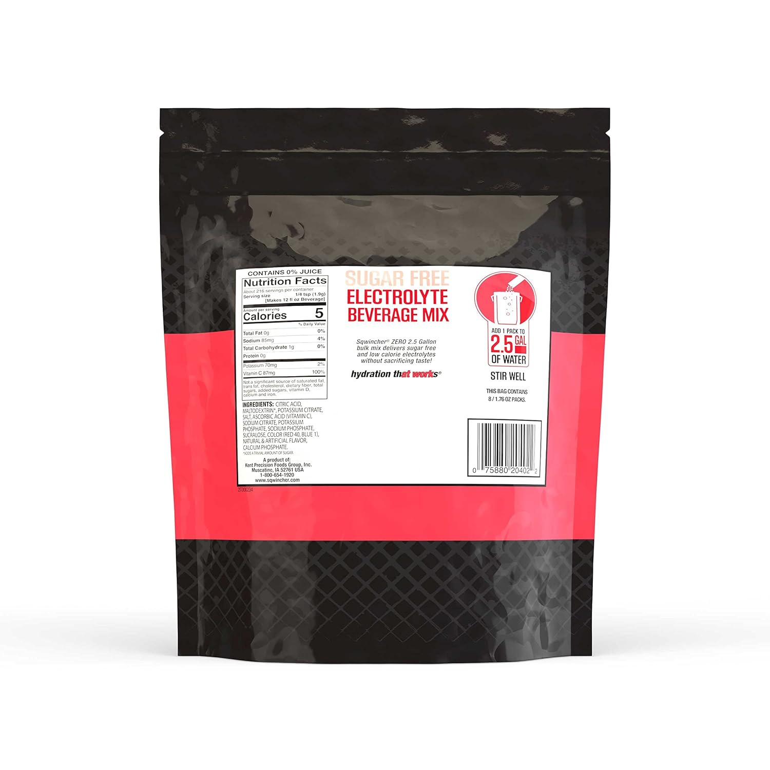 Sqwincher Zero Power Pack | Assorted Flavored | Sugar Free | Low Calorie | Low Sodium | Electrolyte Replenishment Hydration