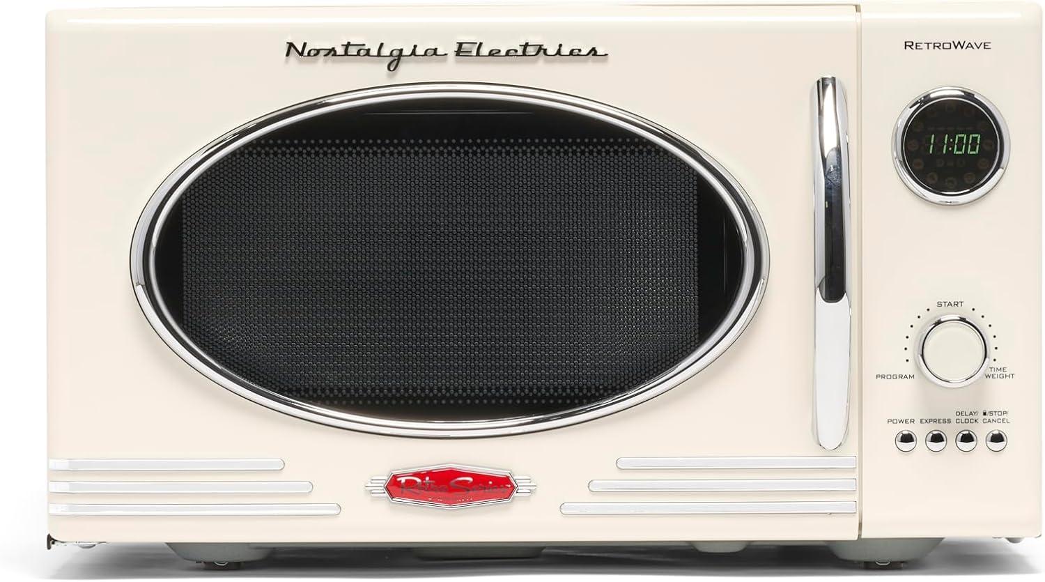 Nostalgia Retro Countertop Microwave Oven