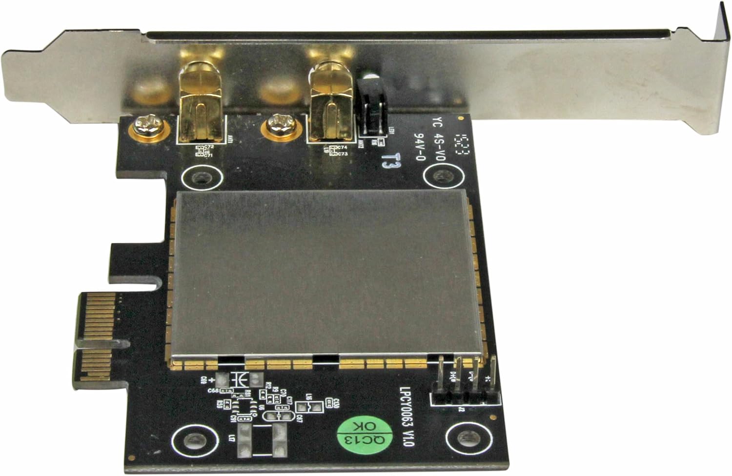 StarTech.com AC600 Wireless-AC Network Adapter - 802.11ac, PCI Express - Dual Band 2.4GHz / 5GHz PCIe Wireless Network Card