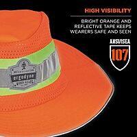 Ergodyne GloWear 8935 Hi-Vis Ranger Sun Hat