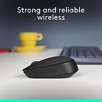 Logitech M170 Wireless Mouse for PC, Mac, Laptop, 2.4 GHz with USB Mini Receiver - Battery Life, Ambidextrous