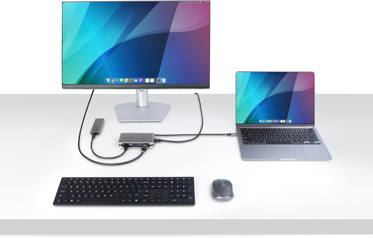 StarTech.com USB-C Docking Station Multiport Adapter with 4K60, 10Gbps USB Hub, 100W PD, Gigabit Ethernet