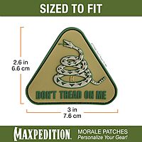MAXPEDITION Don't Tread On Me PVC Morale Patch
