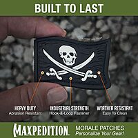 MAXPEDITION Jolly Roger 3D PVC Morale Patch