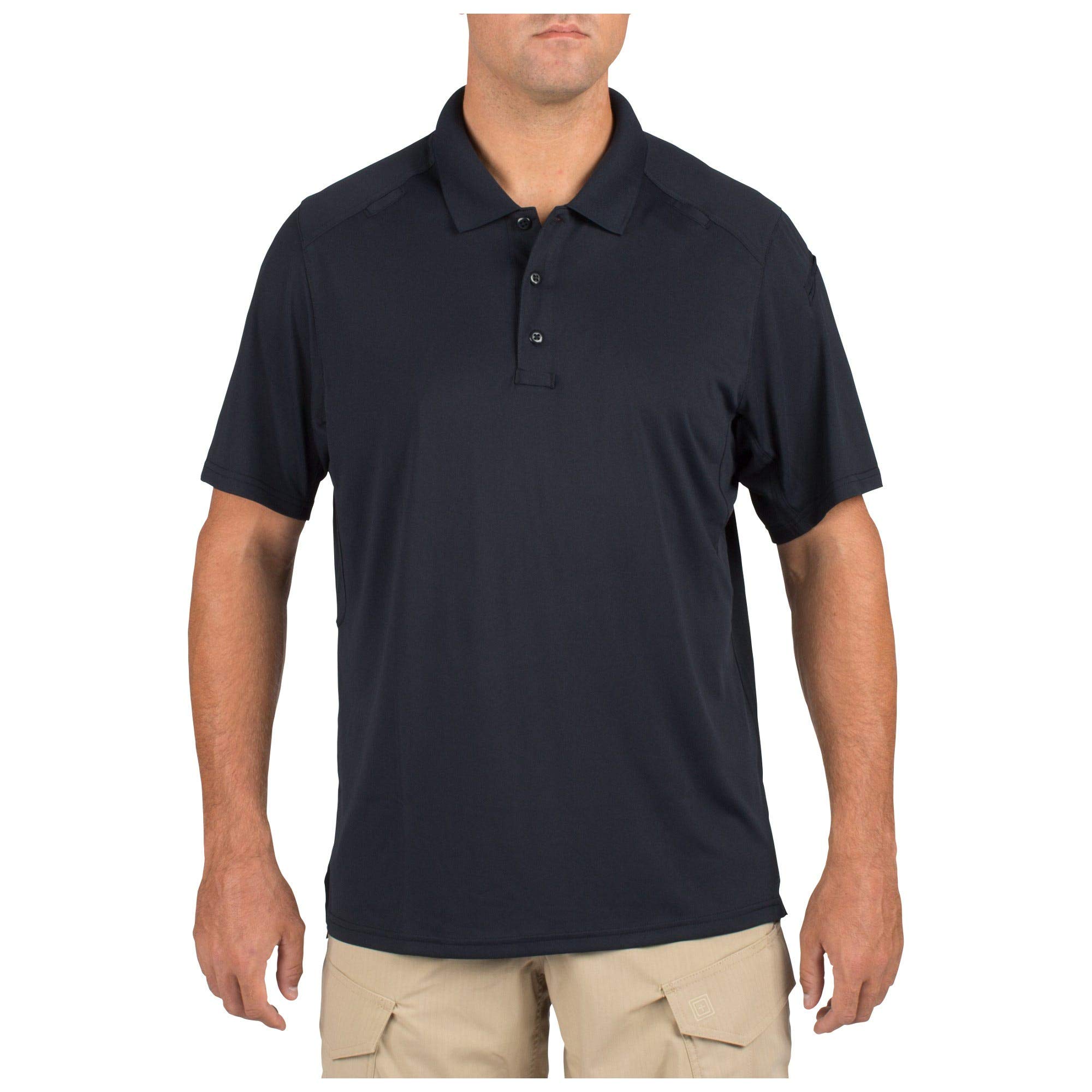 5.11 Tactical Men's Helios Short Sleeve Polo Shirt, Moisture-Wicking, Quick-Drying, Style 41192