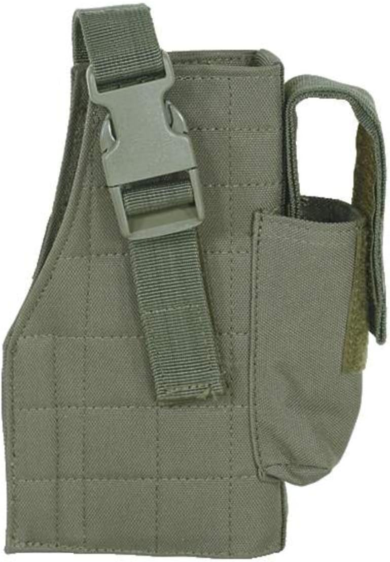 VooDoo Tactical MOLLE Holster with Attached Mag Pouch