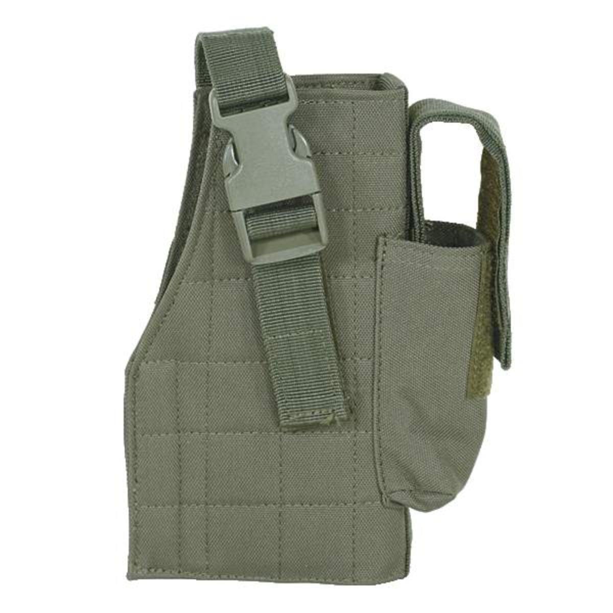 VooDoo Tactical MOLLE Holster with Attached Mag Pouch