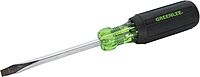 GREENLEE Heavy-Duty Screwdriver, Keystone/Slotted Tip, Acetate Cushion Grip