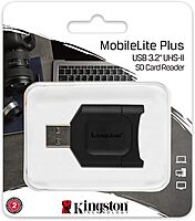 Kingston MobileLite Plus USB 3.2 SDHC/SDXC UHS-II Card Reader (MLP) (Pack of 2)
