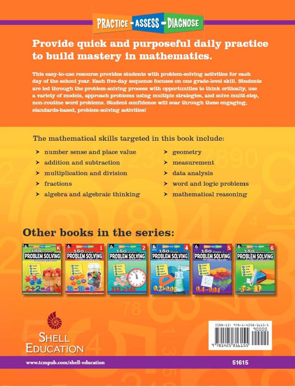 180 Days of Problem Solving for Third Grade – Build Math Fluency with this 3rd Grade Math Workbook (180 Days of Practice)
