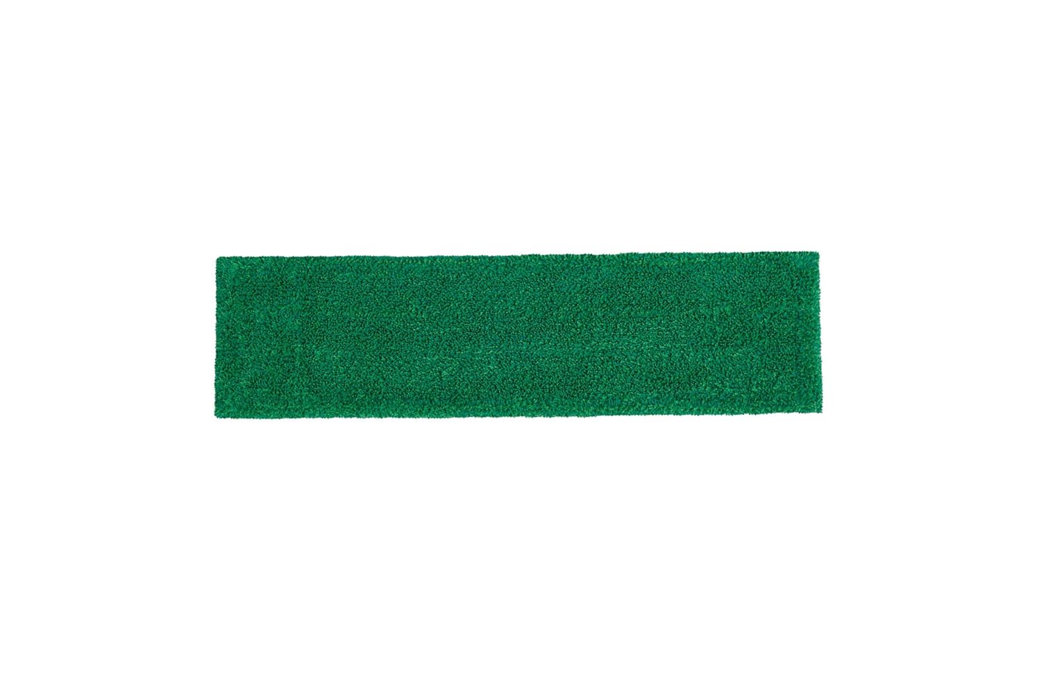 Rubbermaid Commercial Products 18 inch Adaptable Flat Mop Microfiber Pad Green for Janitorial/Professional Cleaners