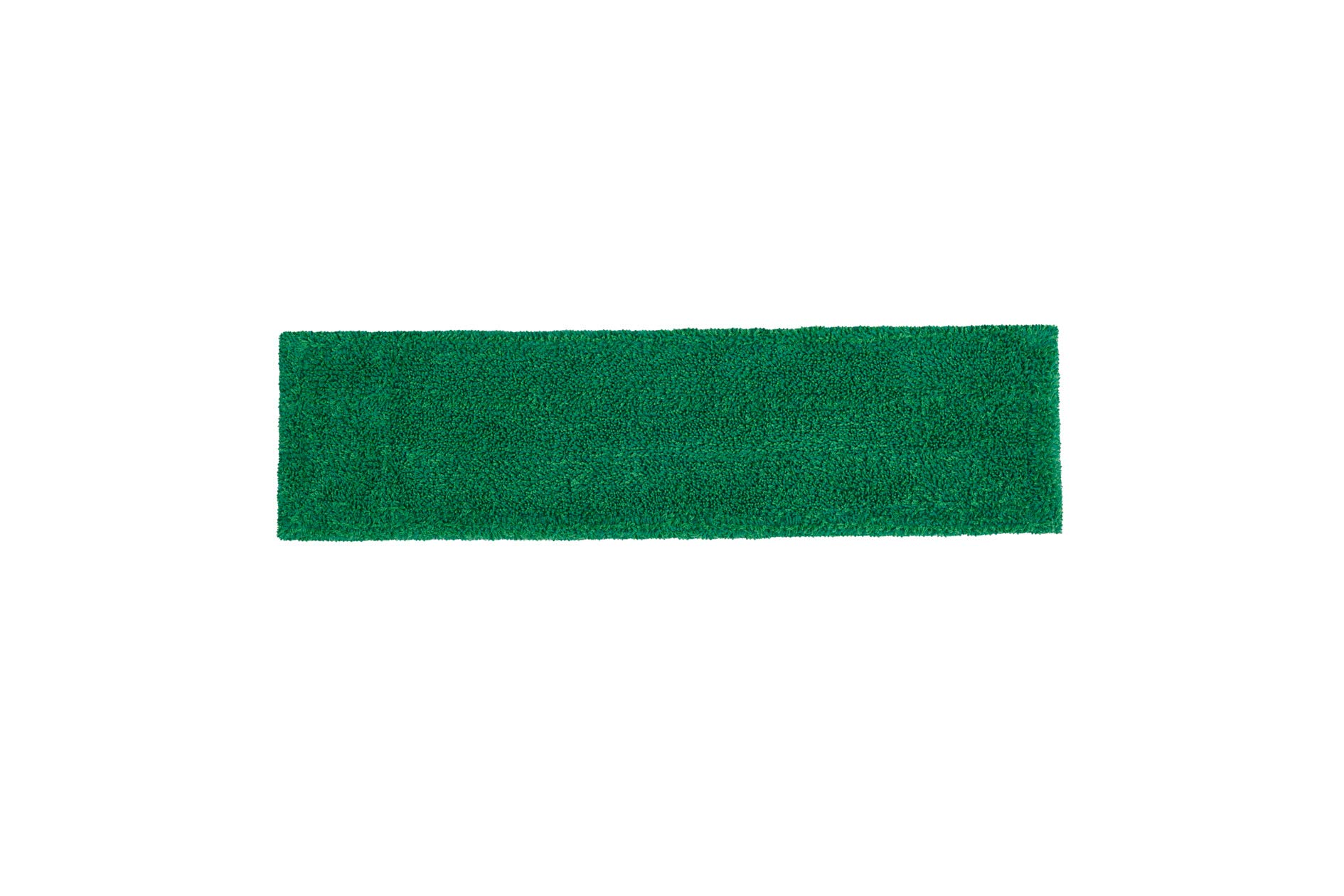 Rubbermaid Commercial Products 18 inch Adaptable Flat Mop Microfiber Pad Green for Janitorial/Professional Cleaners