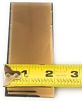 BEST WELDS 901-932-109-11 - 2" Gold Coated Filter Plate, Gold/11,2" x 4.25" Polycarbonate