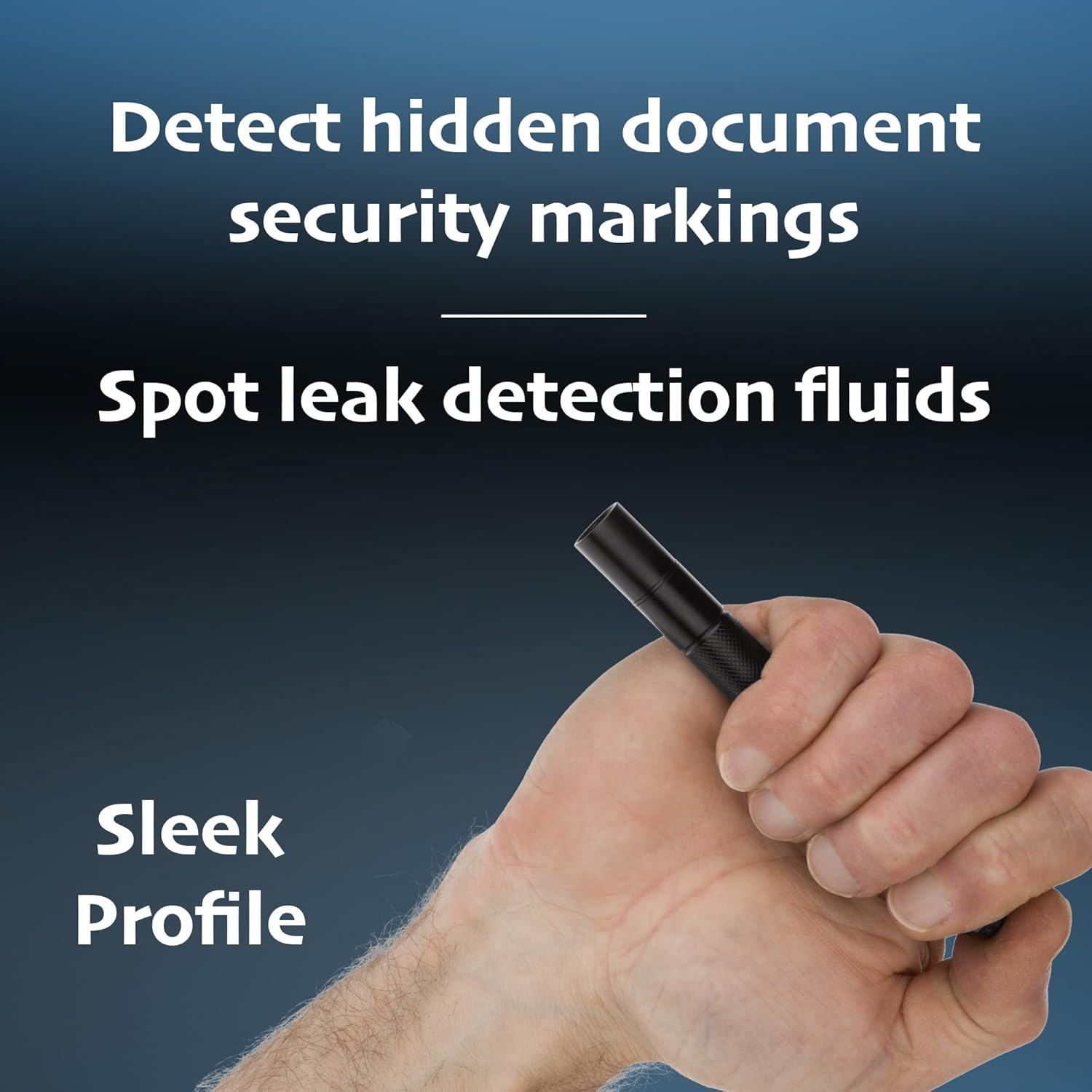 Nightstick MTU-106 Mini-TAC UV Flashlight with 2 AAA, Black,Small