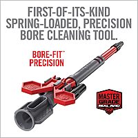 Real Avid Smart-Fit Bore Guide with 3 Interchangeable Tips for Cleaning Rod Alignment and Gun Cleaning - Spring-Loaded Precision Bore Cleaning Tool