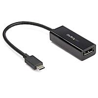 StarTech.com USB C to DisplayPort Adapter - 8K/5K/4K USB Type C to DP 1.4 Alt Mode Video Converter - HBR3/DSC/HDR - 8K 60Hz Thunderbolt 3 Compatible DisplayPort Monitor Display Adapter (CDP2DP14B)
