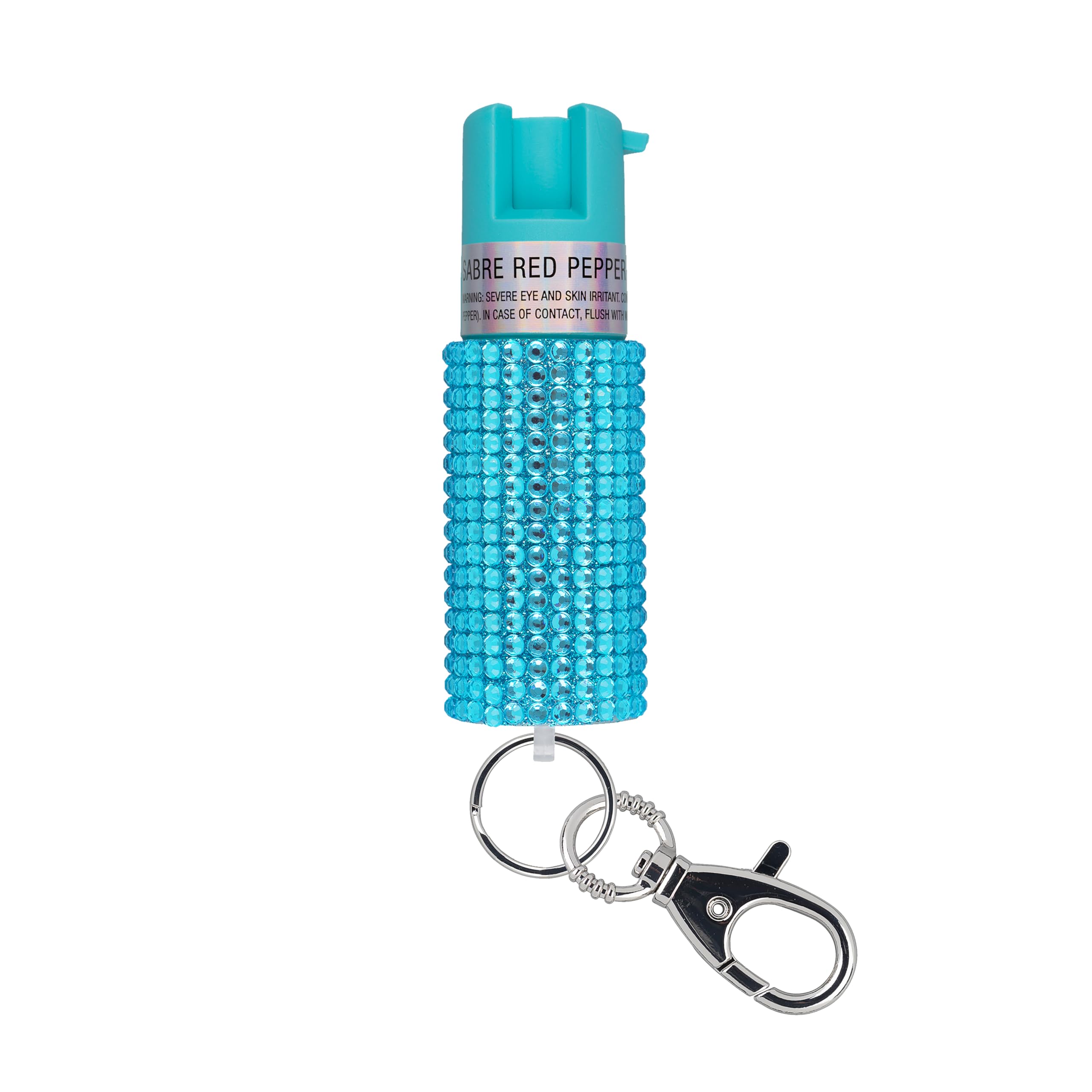 SABRE Jeweled Pepper Spray with Snap Clip, Maximum Strength