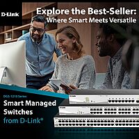 D-Link DGS-1210 Series Gigabit Smart Managed PoE+ Switches