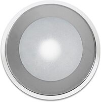 Shadow-Caster DLX Series Down Light - White Housing - RGB - Chrome Bezel