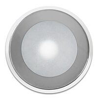 Shadow-Caster DLX Series Down Light - White Housing - RGB - Chrome Bezel