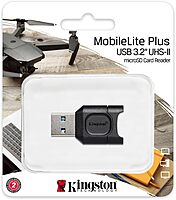 Kingston MobileLite Plus USB 3.2 microSDHC/SDXC UHS-II Card Reader (MLPM)