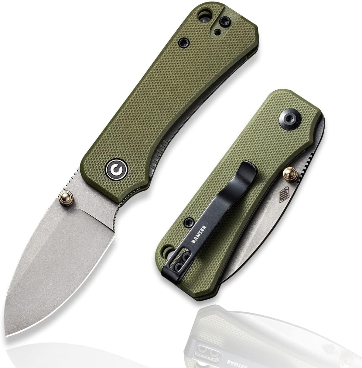 CIVIVI Baby Banter Pocket Folding Knife for EDC, 2.34" Nitro-V Blade